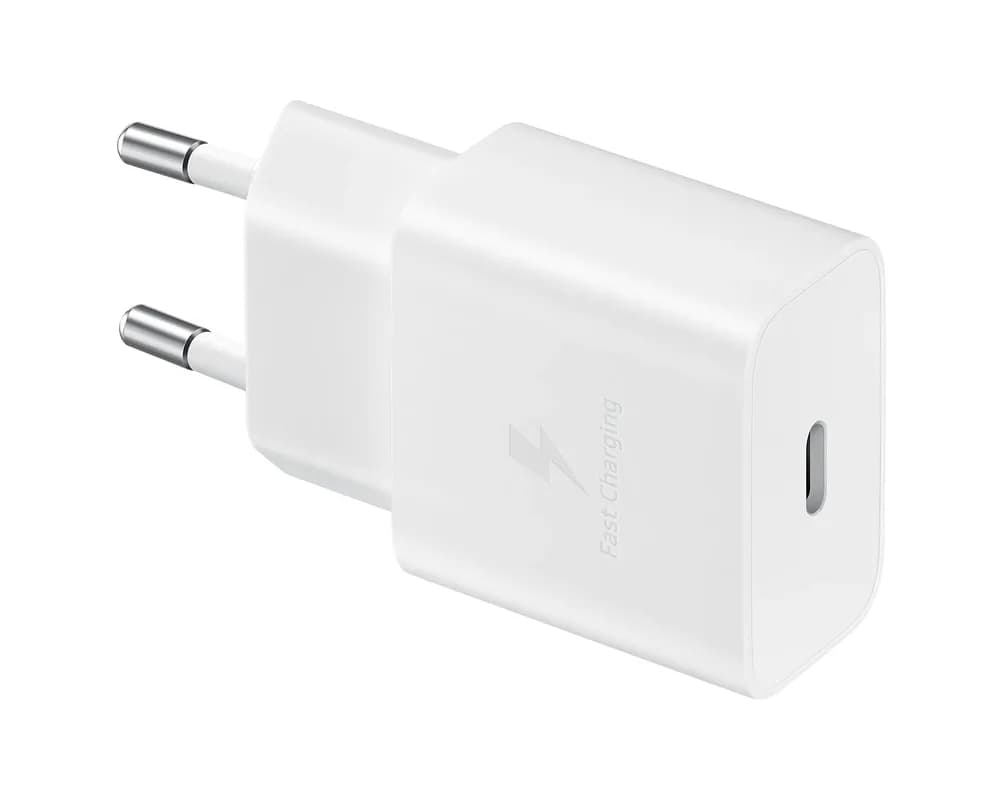 Incarcator retea 220V Samsung, USB Type C, fast charge, alb, "EP-T1510NWEGEU"