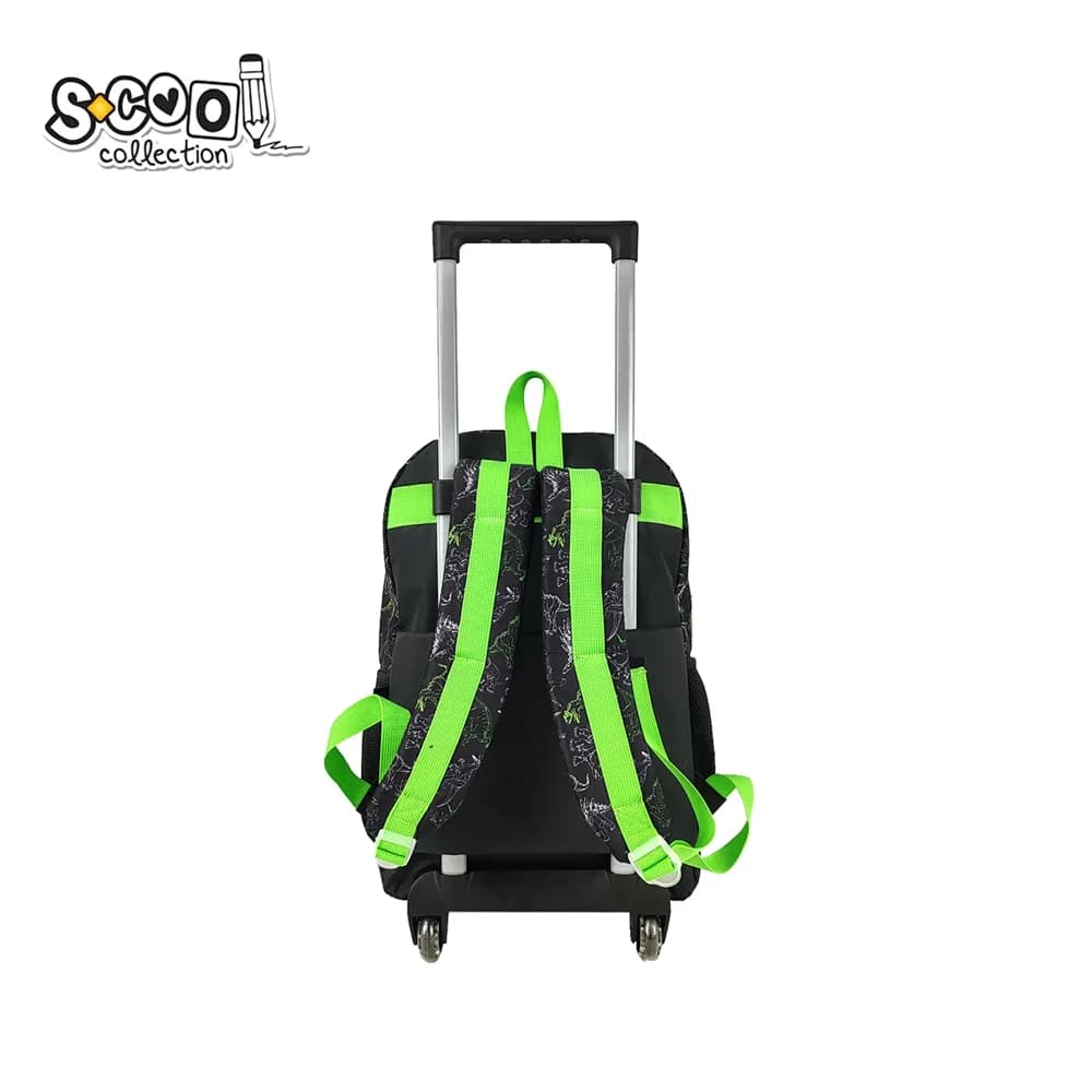 Ghiozdan trolley, 45x32x16.5 cm, DINOSAURS - S-COOL — miniatură