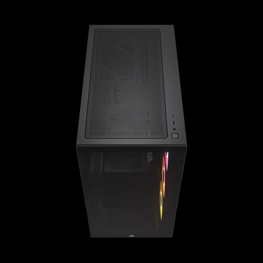 Carcasa Corsair 2800X RS-R ARGB, Micro-ATX, cu 3 ventilatoare incluse RS120-R ARGB, Negru "CC-9011347-WW" — miniatură