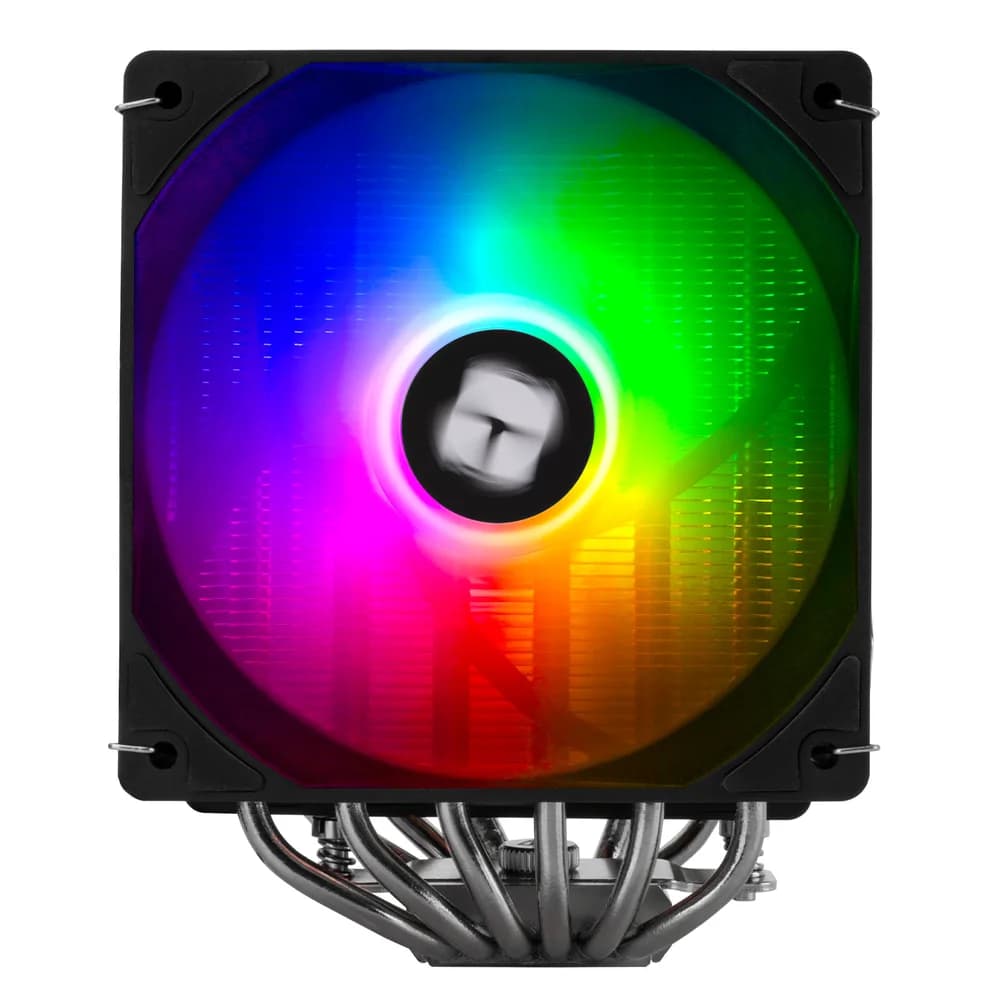 COOLER Thermalright "Peerless Assassin 120 Digital", skt. Intel si AMD, racire cu aer, vent. 2 x 120mm (TL-C12C-X28-S V2), 1850 rpm, 6 heatpipes, H 162mm, ARGB, negru, "Peerless Assassin 120 Digital Black Argb" — miniatură