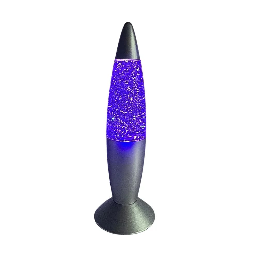 Lampa racheta cu sclipici, scutura si straluceste — miniatură
