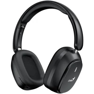 CASTI Genius, "HS-820BT", wireless, cu fir, standard, utilizare multimedia, smartphone, microfon pe casca, conectare prin Bluetooth 5.4, USB-C, negru, "31710038400" — miniatură