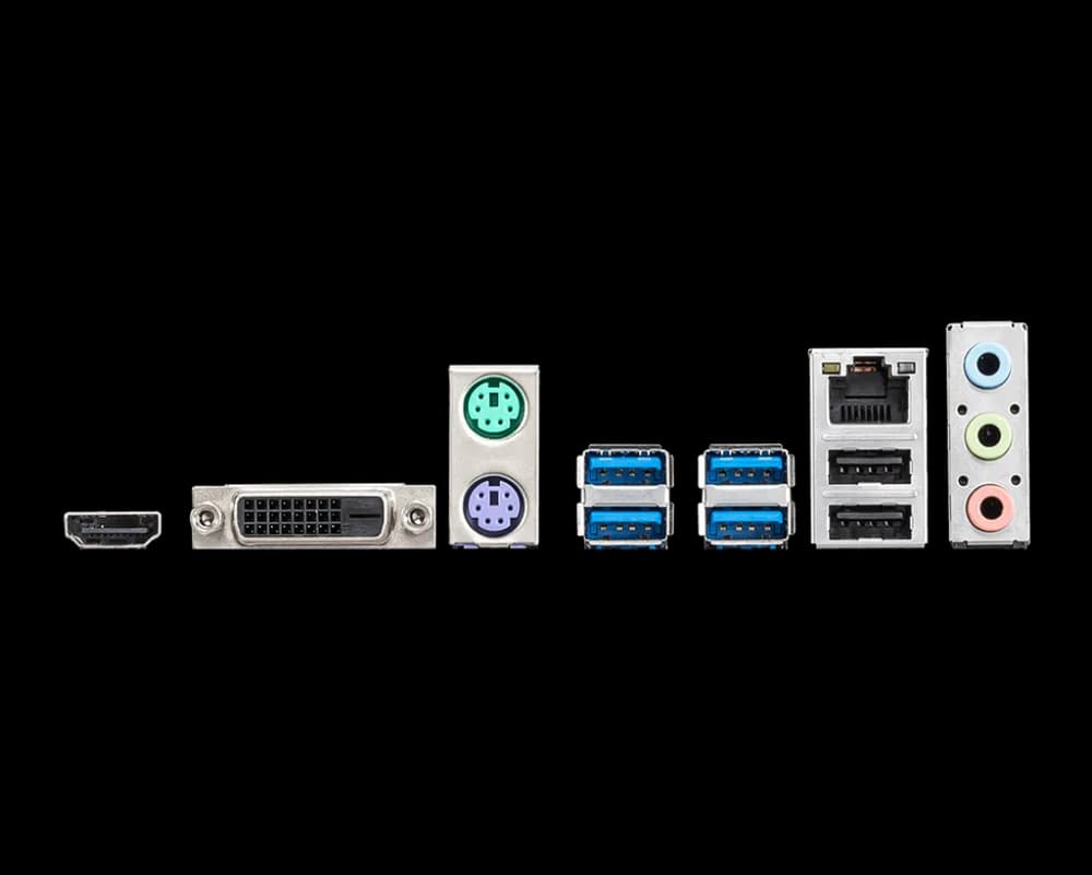 PLACA de BAZA MSI "A520M-A PRO", skt AM4, mATX, AMD A520, 2 x DDR4, max. 64 GB, 4 x SATA, 1 x M.2, 7.1, "A520M-A PRO" — miniatură