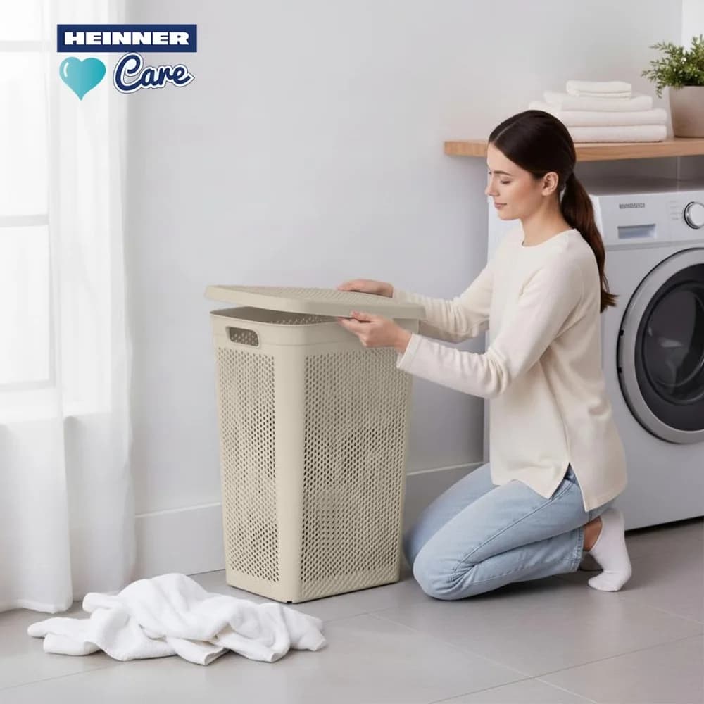 COS PENTRU RUFE SLIM DIN PLASTIC, 38L MIX 3 CULORI — miniatură