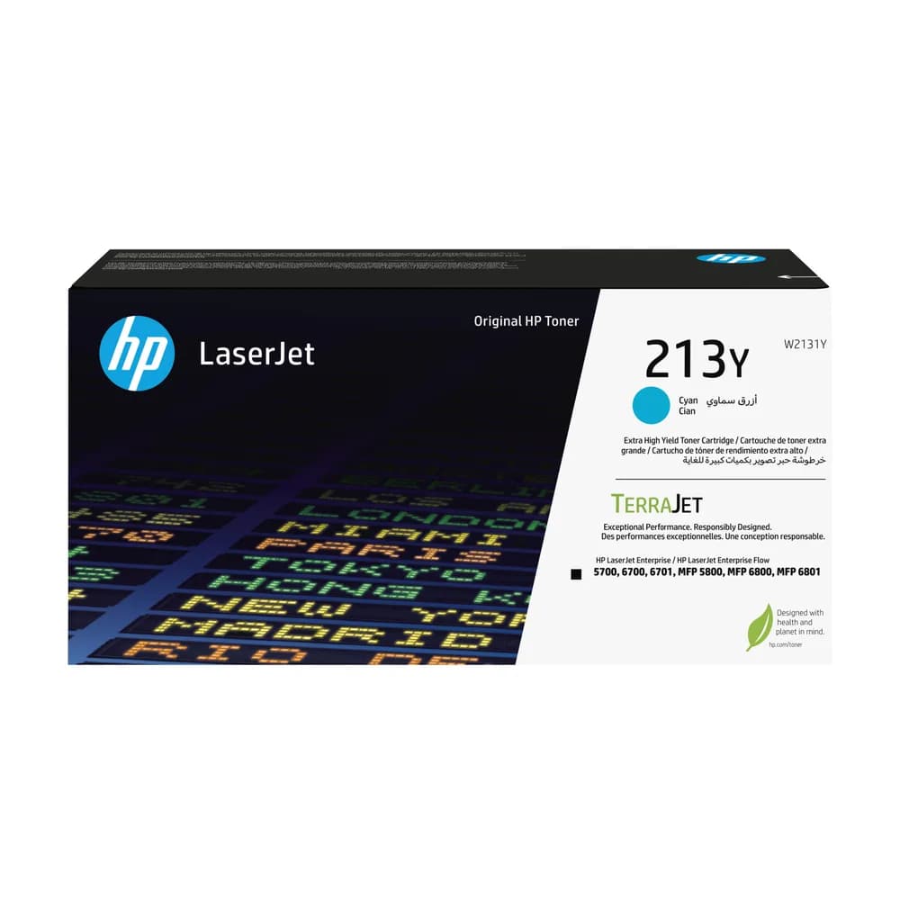 Toner Original HP Cyan, nr.213Y, pentru, incl.TV 1.2 RON, "W2131Y"