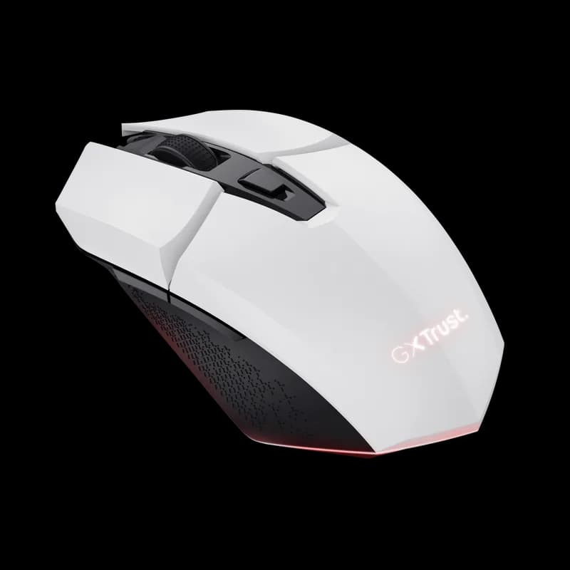 Mouse Gaming Trust GXT 110 FELOX, 4800 DPI, alb — miniatură