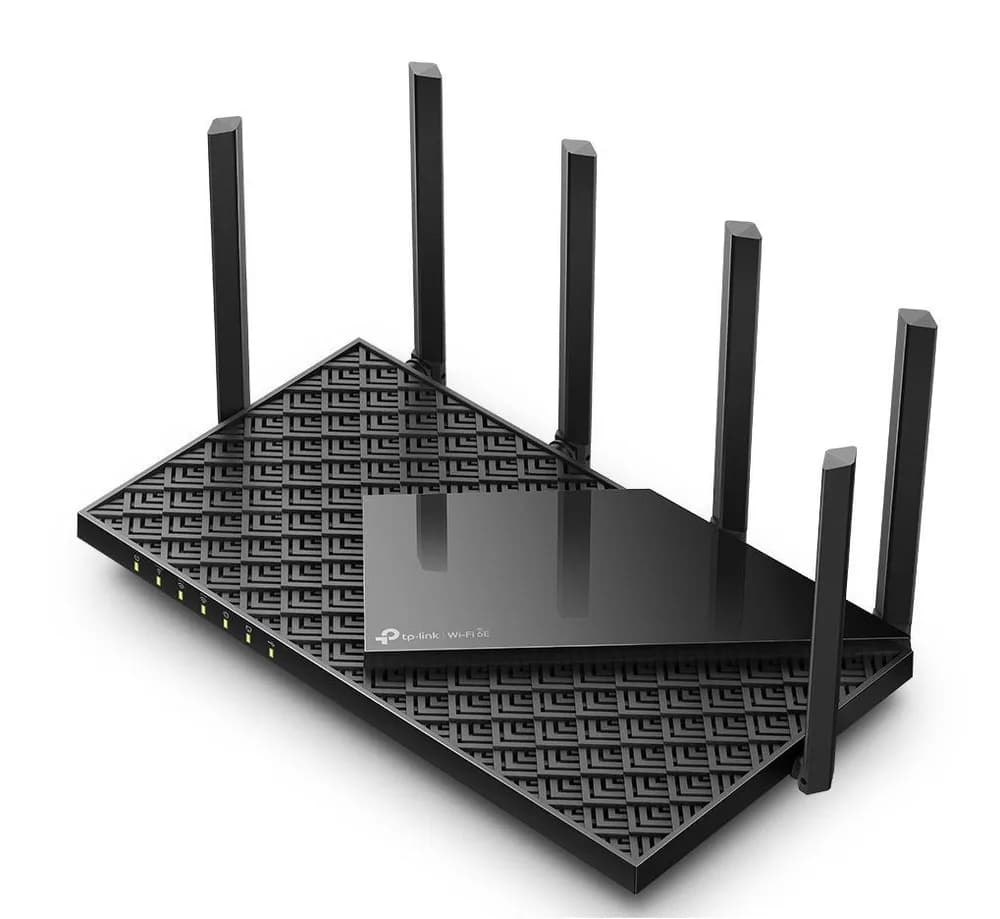 Router wireless TP-LINK Archer AXE75, WIFI 6E, Mesh, Tri-Band — miniatură