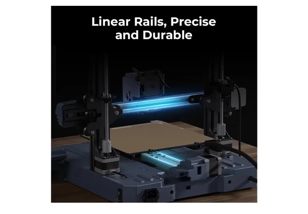 Imprimanta 3D Creality CR-10 SE, tehnologie printare: FDM, Volum printare: 220*220*250mm, Dimensiuni imprimanta: 490*470*625mm, Viteza imprimare max: 600mm/s, Acuratete: 100+-0.1mm, Grosime strat: 01-0.35mm, Diametru filament: 1.75mm, Transfer fisier: Stick USB, LAN, Diametru duza: 0.4mm — miniatură