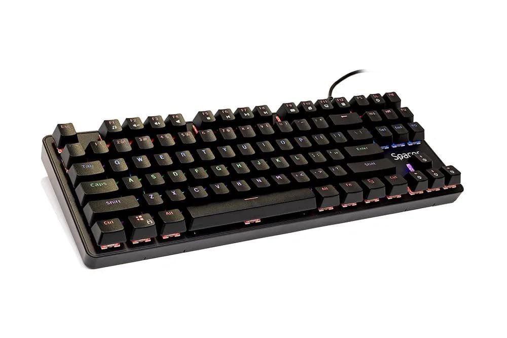 Tastatura Mecanica Gaming Spacer SPKB-MK-IMMORTAL, RGB, USB, negru — miniatură