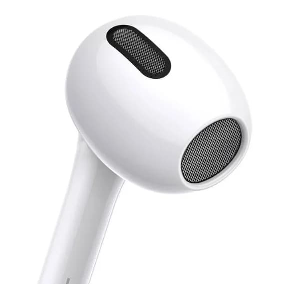 CASTI Baseus Encok C17, pt smartphone, control volum + microfon pe fir, conectare prin cablu USB Type-C, lungime cablu 1.1m, alb "NGCR010002" - 6932172604264 — miniatură