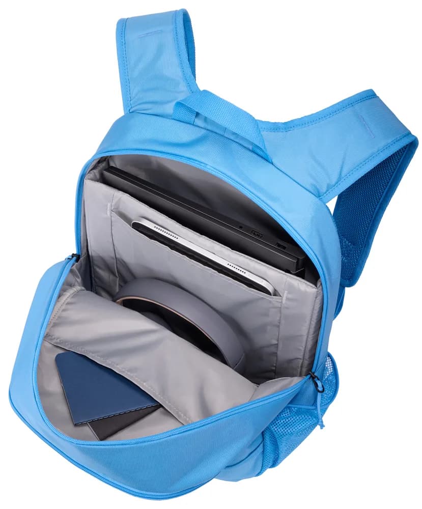 RUCSAC CASE LOGIC, pt. notebook de max. 15.6 inch, 2 compartimente, buzunar frontal | buzunar lateral x 2, waterproof, poliester, Sky Blue "WMBP115" 3205624 — miniatură