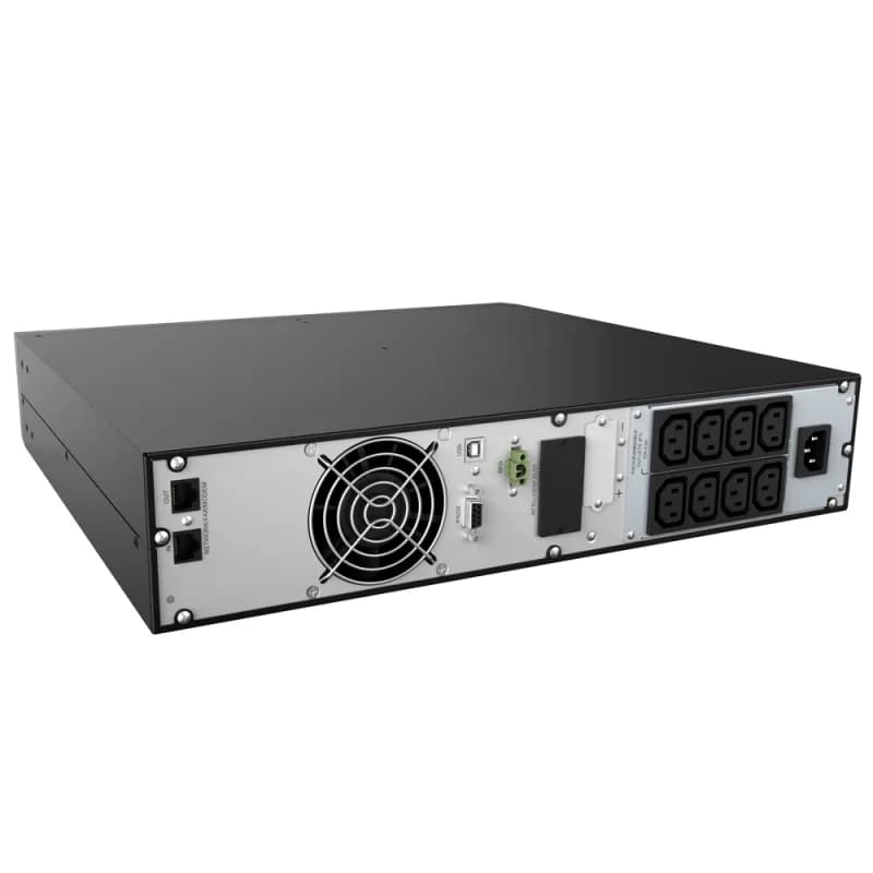 UPS Njoy Balder 1000 Online, Tower/rack, 1000 W, fara AVR, IEC x 8, display LCD, back-up 11 – 20 min. Putere (VA): 1000 — miniatură