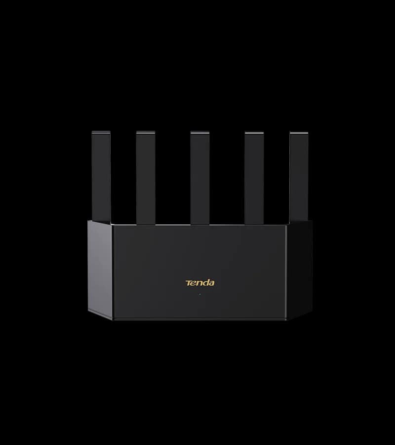ROUTER Tenda wireless, AX1500, 1 × Gigabit WAN, 3 x Gigabit LAN, 5 antene externe, 1500 Mbps dual band WI-FI 6 "RX2L PRO"