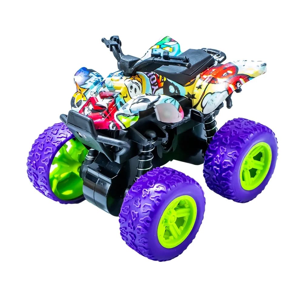 ATV-uri cu frictiune, 8.8x8.2x7.8 cm, 12 buc/set — miniatură