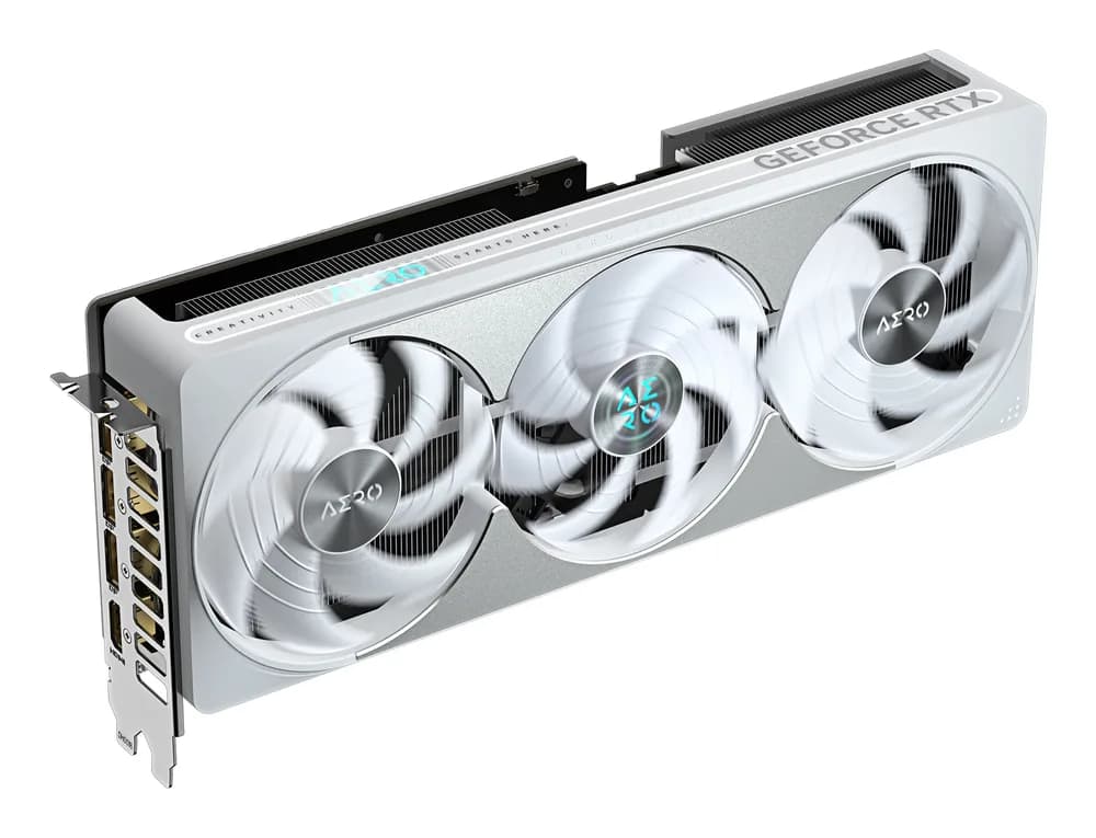 Placa video Gigabyte GeForce RTX 5080 Aero OC SFF 16G, 16384 MB GDDR7 "GV-N5080AERO OC-16GD" — miniatură