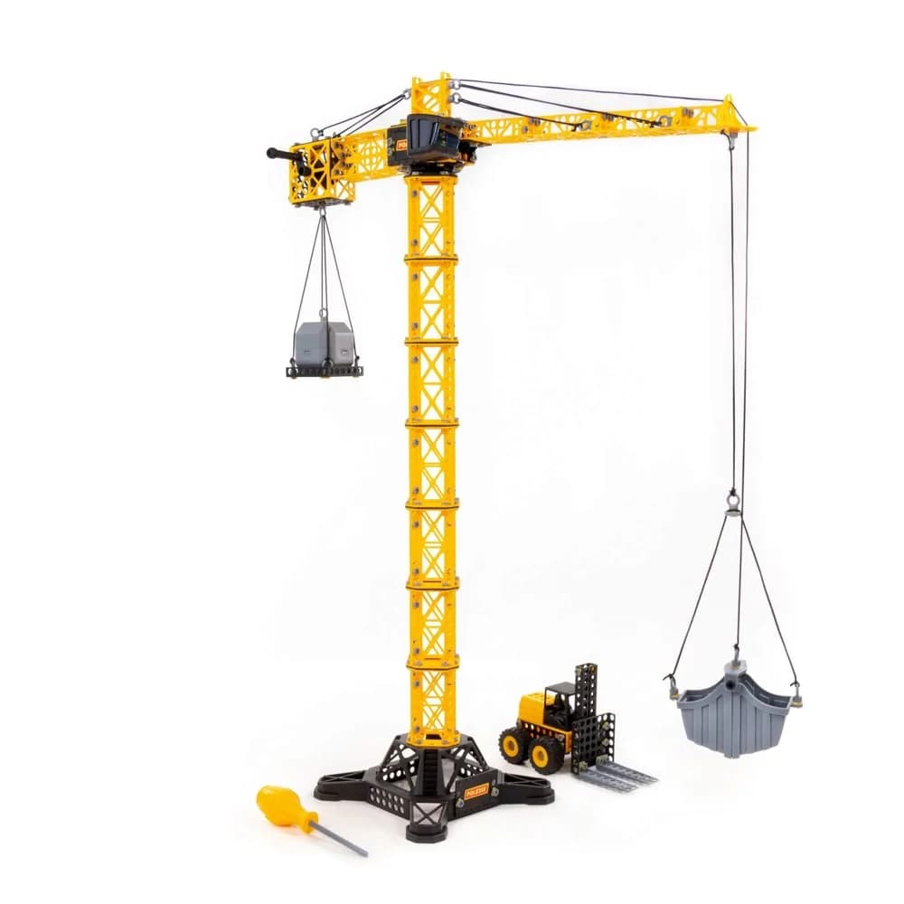 Macara turn JUMBO, cu stivuitor, 68x26x93 cm, Polesie — miniatură