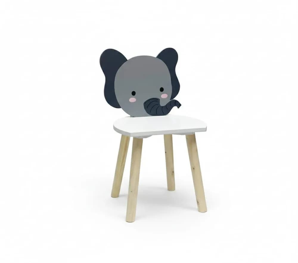 Scaun copii, MDF,design elefant, U-Grow