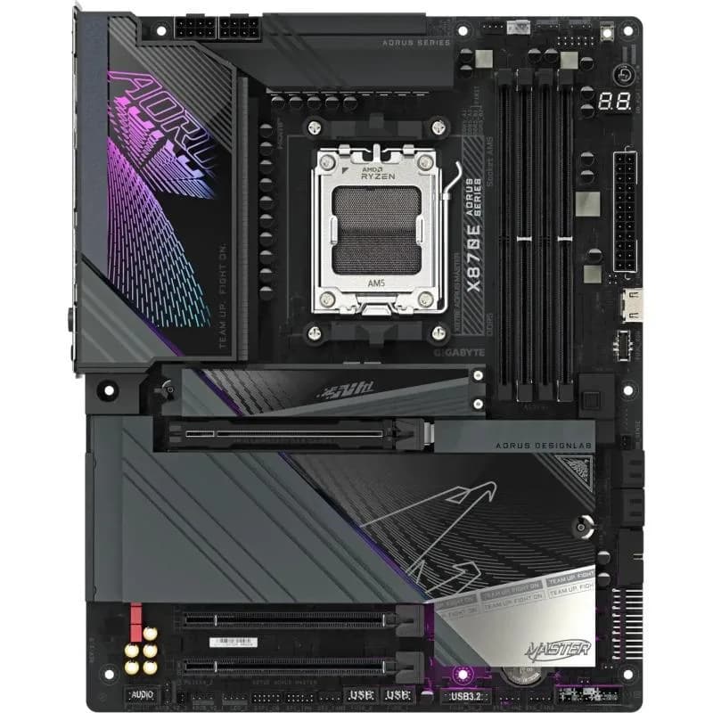Placa de baza Gigabyte X870E AORUS MASTER, Socket AM5, DDR5, ATX — miniatură