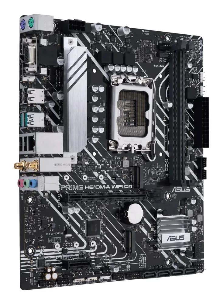 Placa de baza MB ASUS Intel 1700 PRIME H610M-A WIFI D4 "90MB1C80-M0EAY1" — miniatură