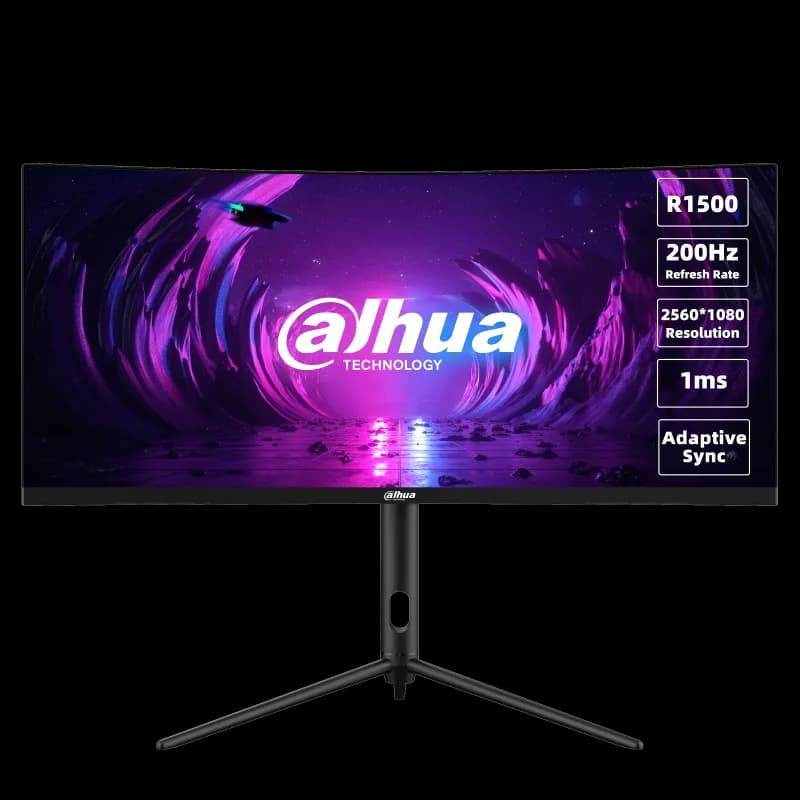 Monitor Gaming Dahua LM30-E330CA, 30", 2560 x 1080 pixeli, Black, Red
