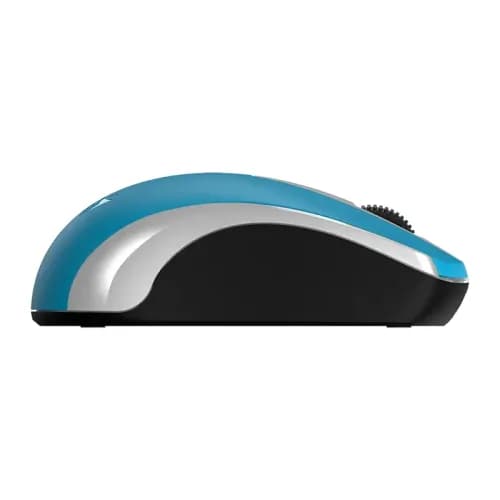 Mouse Genius "ECO-8100", PC sau NB, wireless 2.4GHz, optic, 1200 dpi, butoane/scroll 3/1, acumulator, albastru, "31030046401" 4710268 262756 — miniatură