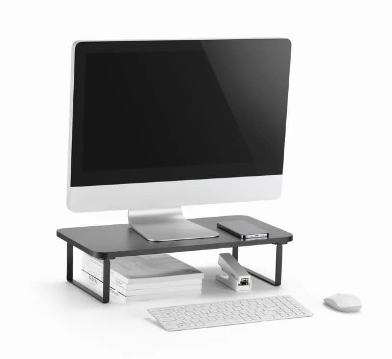 MASA Gembird, pt TV/monitor, max 20 Kg, dimensiune, 500x260x122mm, rectangular, black, "MS-TABLE-03" — miniatură