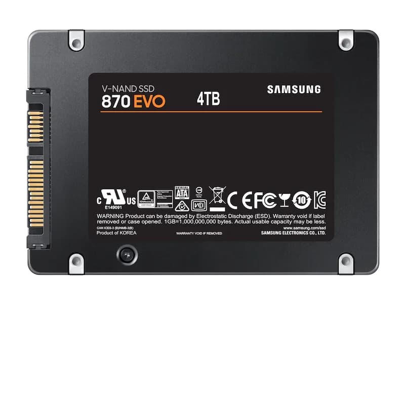 SSD Samsung 870 EVO, 4TB, SATA III — miniatură