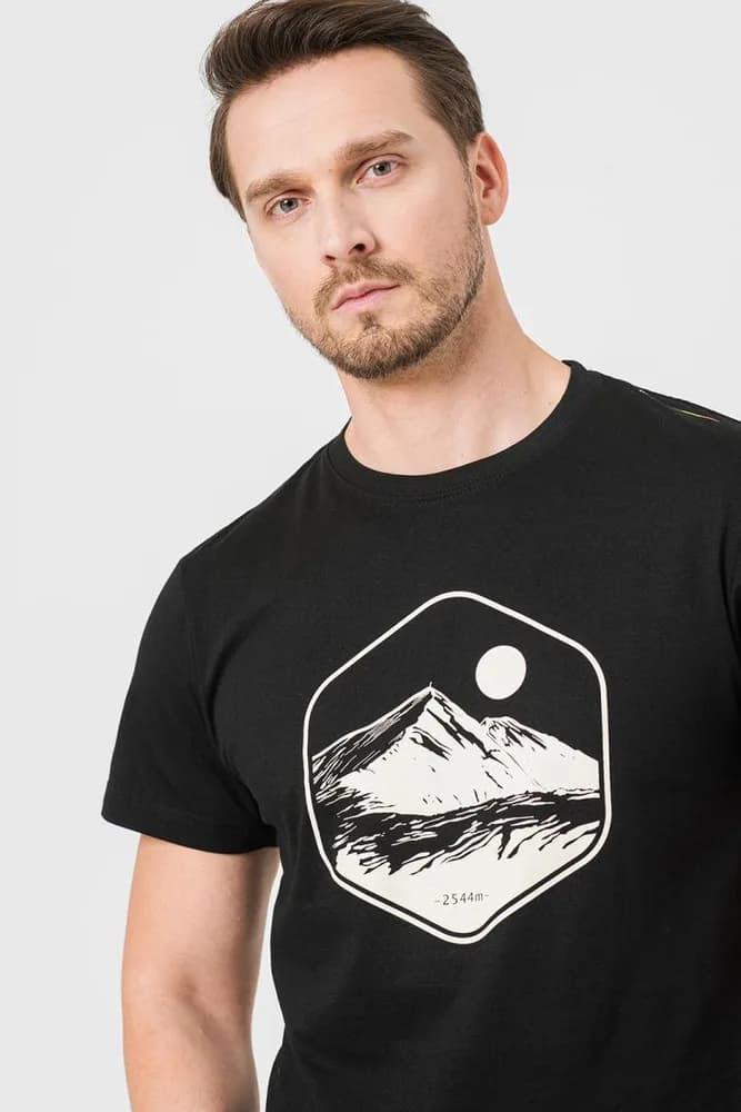 TRICOU CASUAL MOLDOVEANU BARBATI BLACK-M — miniatură
