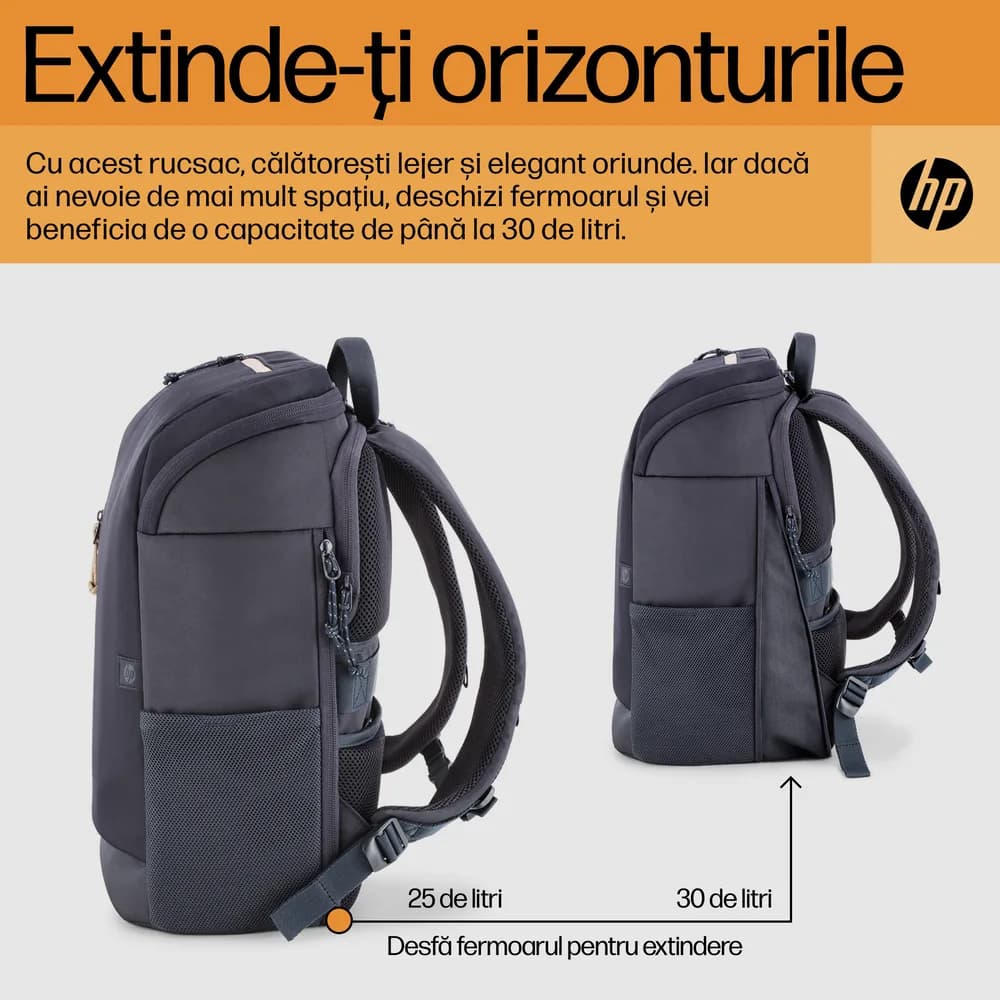 HP Travel 25L IGR 15.6inch Backpack "6B8U4AA" — miniatură