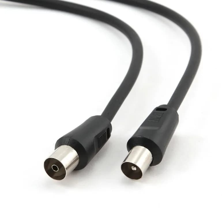 PATCH CORD COAXIAL GEMBIRD, RG59, 1.8m, male to female, negru "CCV-515"