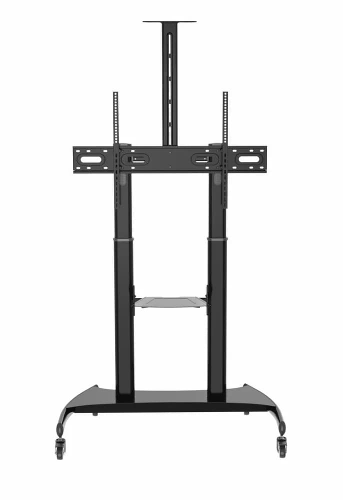 Stand TV mobil Serioux TV610TW 60"-100", dimensiuni: 1220x710x2045~ 2365mm, compatibilitate dimensiune ecran: 60"-100", compatibilitate VESA: 400x400, 600x400, 800x400, 800x600, 900x600, 1000x600, Greutate maximă suportata: 100 kg, interval de înclinare: +5°~-10°, interval de înălțime: 1365~1685mm — miniatură