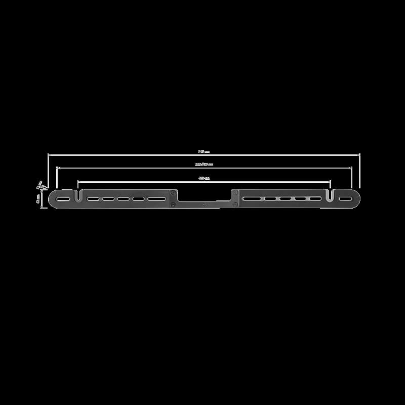 STAND PENTRU BOXE LOGILINK, montare perete, pentru soundbar Sonos Arc, max. 10Kg, black, "BP0221" — miniatură