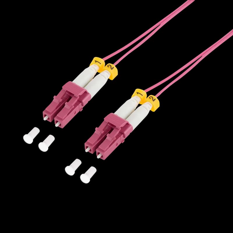 PATCH CORD Fibra Optica LOGILINK OM4 50/125, multimode, LC/UPC-LC/UPC, LSZH, 5 m, super-slim, violet, "FS4LC05"