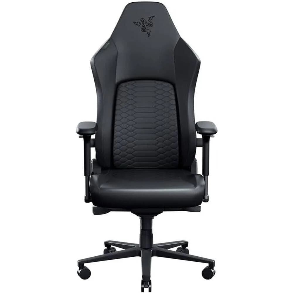 Scaun Razer Iskur V2 NewGen, tip spuma spumă turnată PU, suport lombar integrat, tetieră reglabilă, cotiere 2D, clasa de ridicare pe gaz 4, negru — miniatură