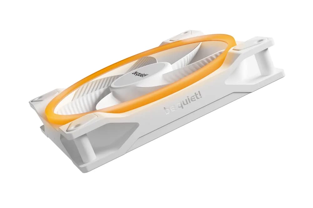 Ventilator be quiet "LIGHT WINGS", 140mm, 1300 rpm, rifle bearing, PWM, reversibil, negru, "BL134" — miniatură