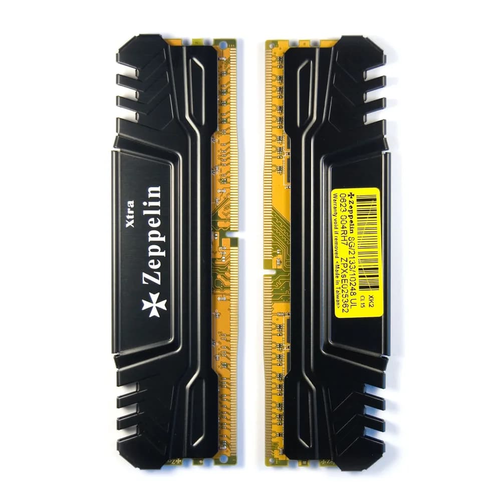MEMORIE DDR Zeppelin DDR4 16GB frecventa 2133 Mhz, (kit 2x 8GB) dual channel kit, radiator, retail "ZE-DDR4-16G2133-RD-KIT"
