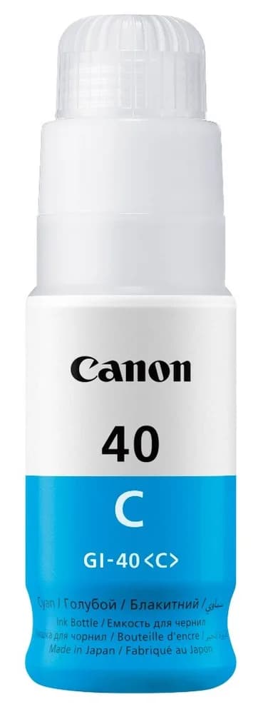 Cartus Cerneala Original Canon Cyan, GI-40C, pentru G6040|G5040, 7.7K, "3400C001AA" — miniatură