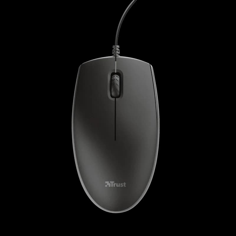 Kit Wired tastatura si mouse Trust Primo, negru — miniatură