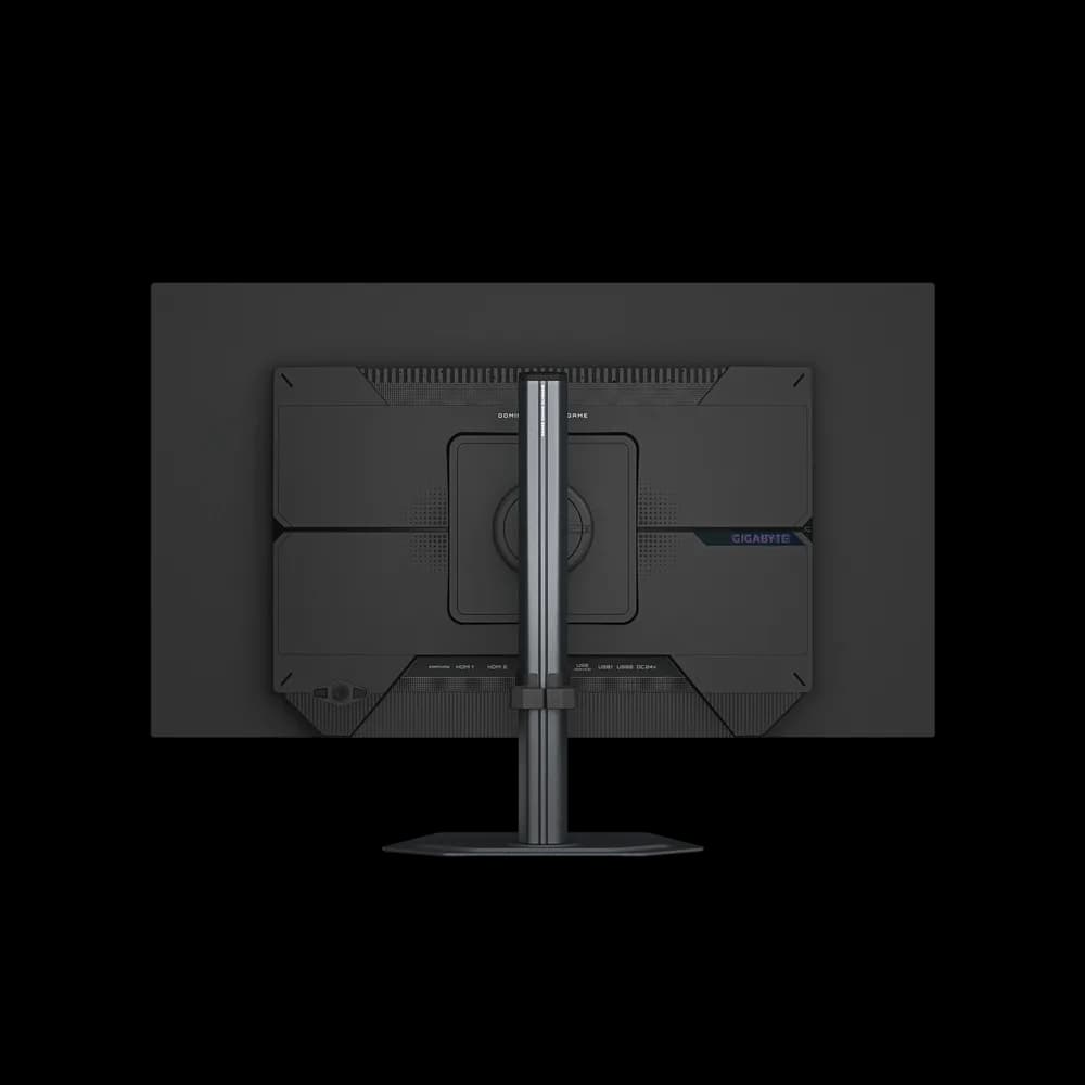 Monitor GIGABYTE MO27Q28GR OLED, 27", QHD, 2560 x 1440, HDMI, Displayport, KVM, nVIDIA G-Sync Compatible, RealBlack Glossy, Boxe, Pivot, 280 Hz, 0.03 ms, Negru "MO27Q28GR" — miniatură