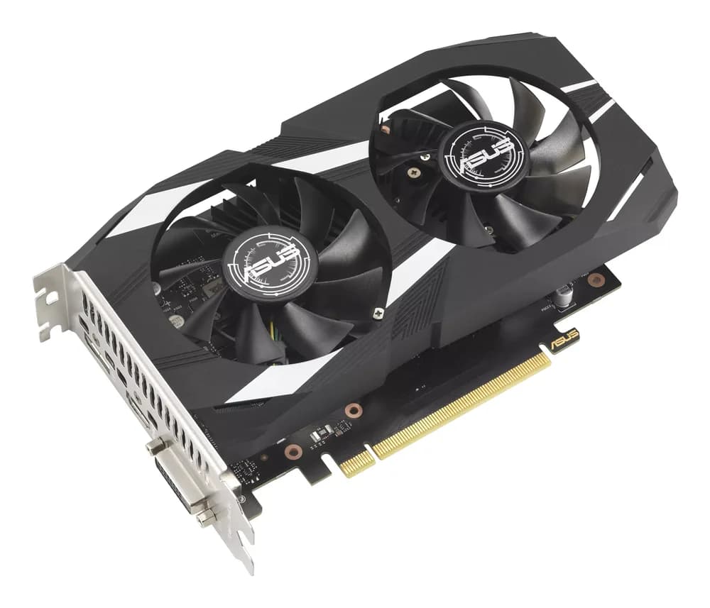 Placa video NVIDIA GeForce RTX 3050 Dual OC 6GB GDDR6 96bit "90YV0K60-M0NA00" — miniatură