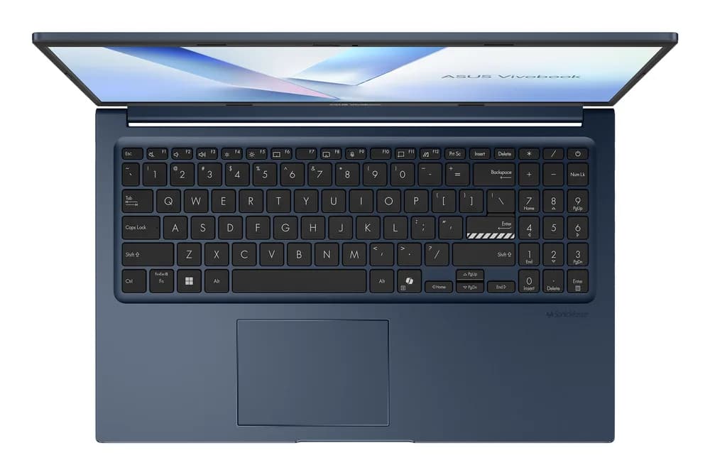 NOTEBOOK ASUS ASUS Vivobook 15, Intel Core 3 304, 15.6 inch, RAM 8GB, SSD 256GB, Intel Graphics, No OS, Quiet Blue, NU CONTINE INCARCATOR "X1504MA-BQ601" — miniatură