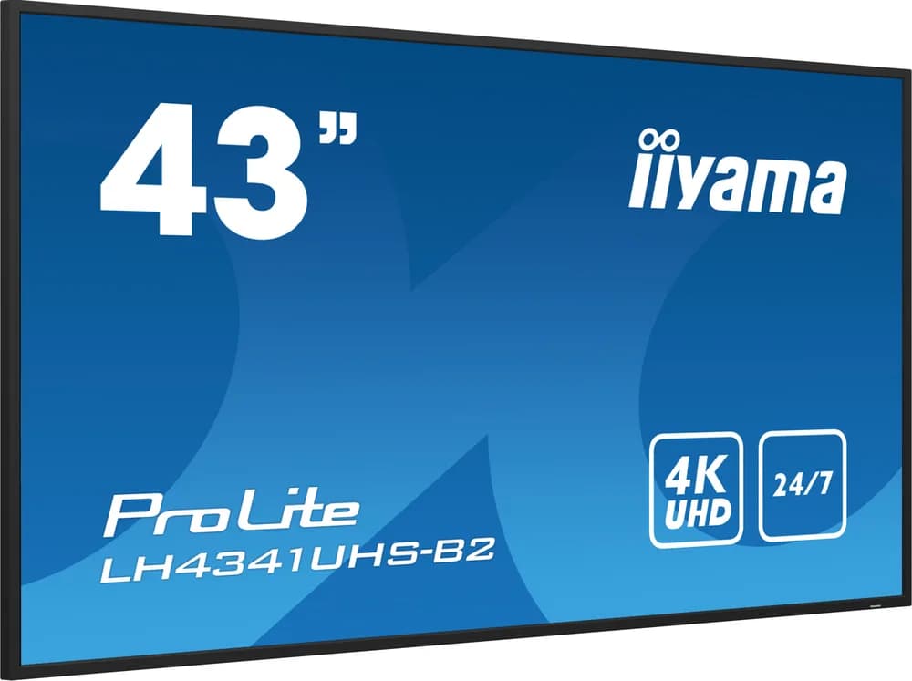 Monitor LED ProLite LH4341UHS-B2 43" IPS LED, 4K, 24/7 Digital Signage, 1xVGA, 3xHDMI "LH4341UHS-B2" — miniatură