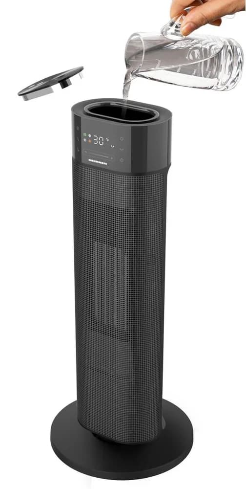 RADIATOR CERAMIC CU UMIDIFICARE HEINNER HCH-LH2000BK — miniatură