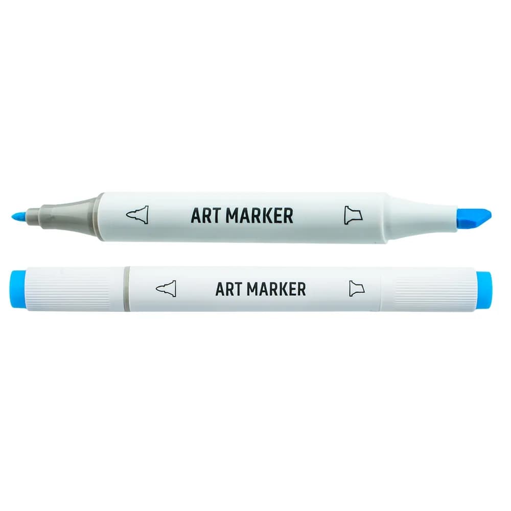 Markere cu 2 capete, 6mm-3mm, 36 cul/set - S-COOL — miniatură