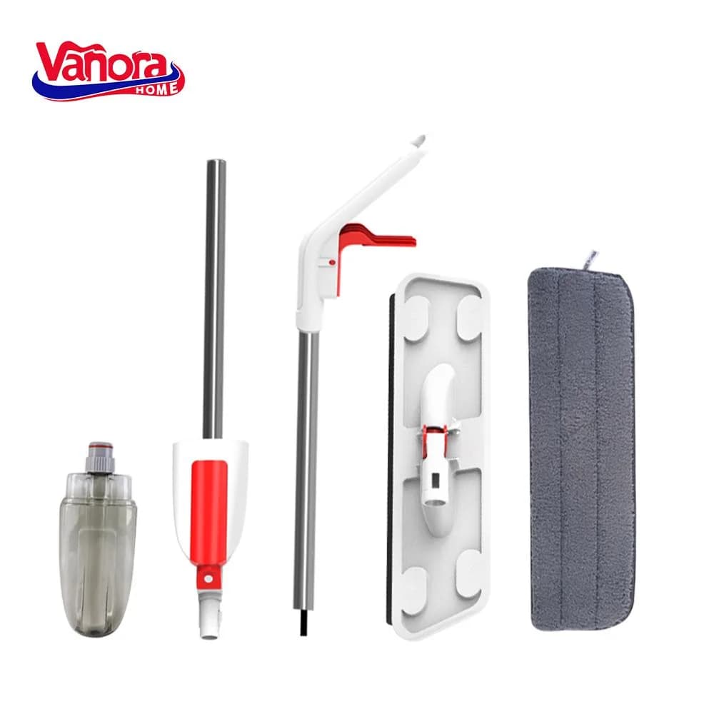 MOP SPRAY CU REZERVOR DETASABIL 350 ML, FAST CLEAN, VANORA HOME (mix 2 culori in bax, 6 rosii, 6 albastre) — miniatură