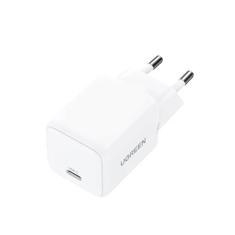 INCARCATOR retea Ugreen GaN "X512" Quick Charge 20W, 1 x USB Type-C, alb "55554" — miniatură
