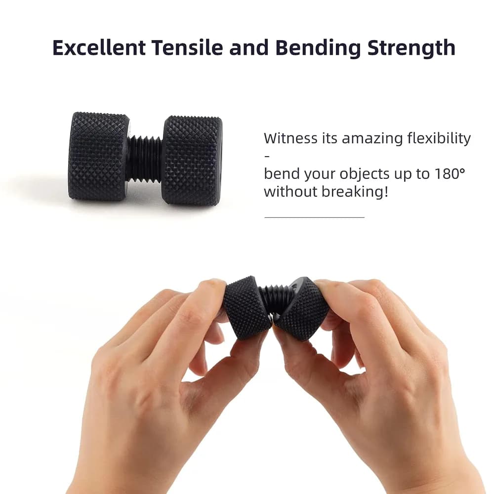 Accesoriu imprimantă 3D Siraya Tech Tenacious – 1 kg – 70 A Flex Black — miniatură