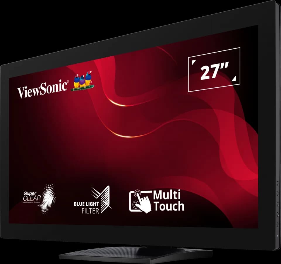 Monitor Consumer ViewSonic TD2760, 27", 1920 x 1080 pixeli, Touchscreen, Black — miniatură