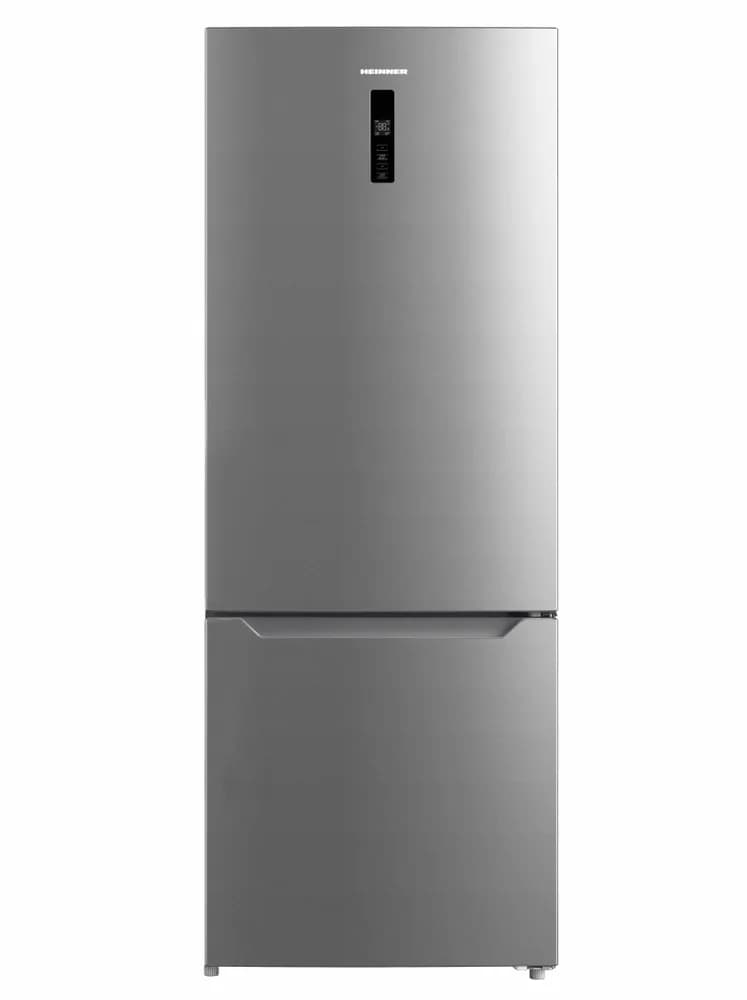 Combina frigorifica HEINNER HCNF-M435INVXE++, No Frost, 435 l, Clasa E, Compresor inverter, Aspect inox
