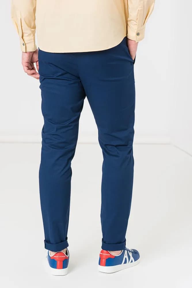 PANTALONI LUNG CASUAL BARBATI NAVY XL — miniatură